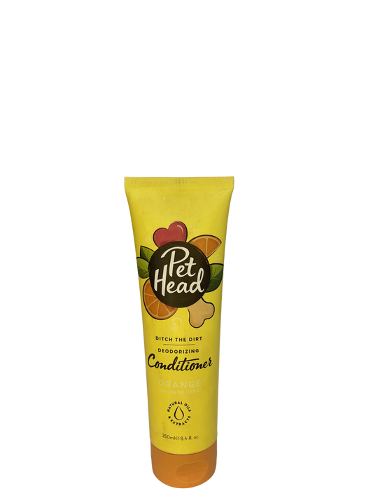 Condicionador Pet Head Ditch The Dirt Laranja com Aloe Vera