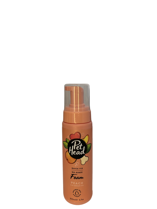 Espuma de Limpeza Sem Enxágue Pet Head Quick Fix