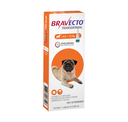 Bravecto Transdermal (Pipeta) - 4,5 á 10kg
